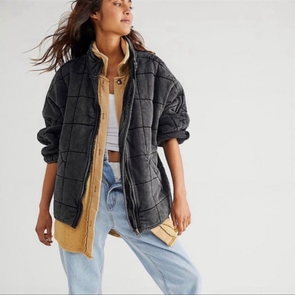 Free People Dolman Quilted Jacket